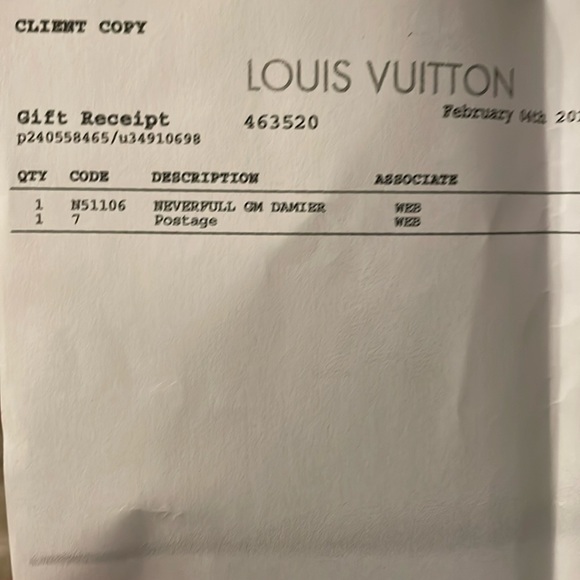 Louis Vuitton Damier Neverfull GM Tote Bag w/RECEIPT AND Custom Organizer Insert - Picture 2 of 16